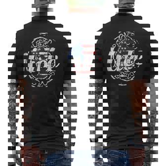 Promoted To Uncle Est 2025 Uncle To Be 1St Time Uncle Men's T-shirt Back Print - Monsterry