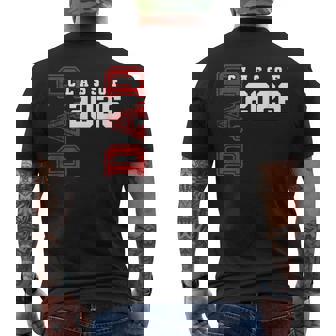 Proud Dad Of Class Of 2026 Graduate Men's T-shirt Back Print | Mazezy