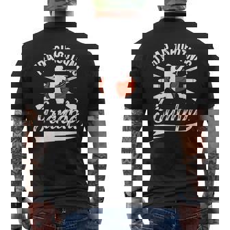 Proud Trap Shooting Grandpa Trap Shooting Grandfather Men's Back Print T-Shirt | Mazezy