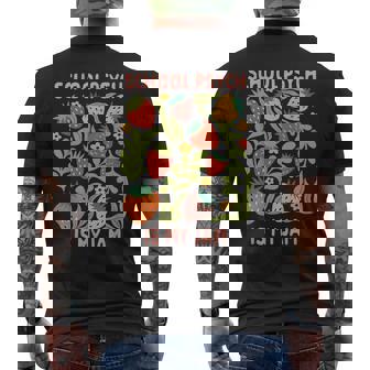 Psychology Psychologist Counselor School Psych Is My Jam Men's Back Print T-Shirt | Mazezy