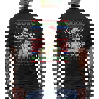 Pull De Noël En Forme De Carlin Lumineux T-shirt imprimé au dos - Cadeauxyz