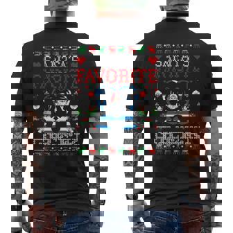 Pull Moche Cadeau De Noël Grec Préféré Du Père Noël T-shirt imprimé au dos - Cadeauxyz