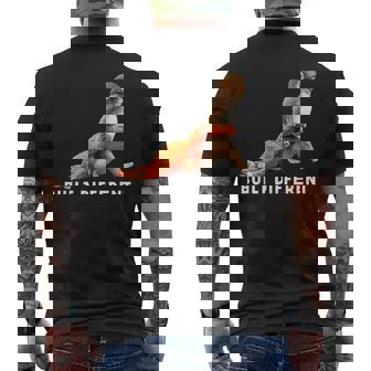 Punch The Monkey Built Different 3 ホワイトテキスト メンズTシャツ バックプリント - Kawaiitshirt