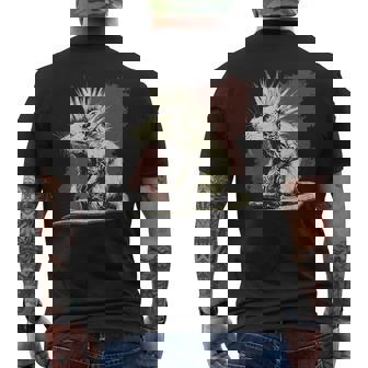 Punk Rock Rat T-shirt imprimé au dos - Cadeauxyz