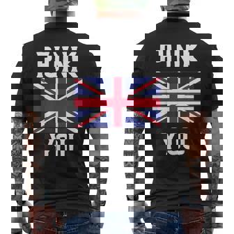 Punk Rock Retro British Flag Punk You Indie Grungetyle Camiseta Hombre Estampado Espalda - Regaloses