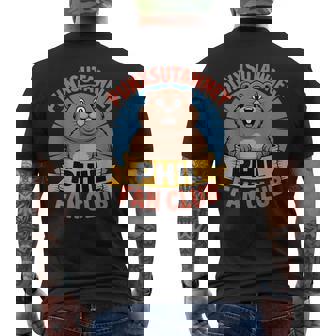 Punxsutawney Phil Fan Club Groundhog Day Men's T-shirt Back Print | Seseable FR