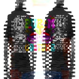 This Is My Purim Costume Jewish Holiday Party Outfit Men's T-shirt Back Print - Monsterry