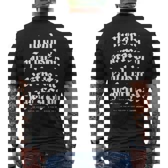 My Only Purpose On Earth Is To Glorify God On Back Men's T-shirt Back Print | Mazezy