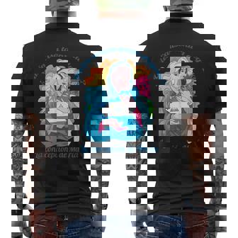 Quien Causa Tanta Alegria Inmaculada Concepcion De Maria Camiseta Hombre Estampado Espalda - Regaloses