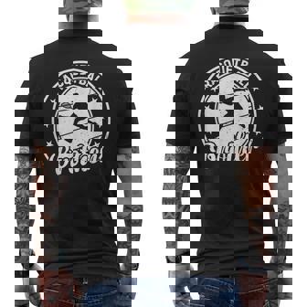 Racquetball Brother Racquetball Player Brother Men's Back Print T-Shirt | Mazezy