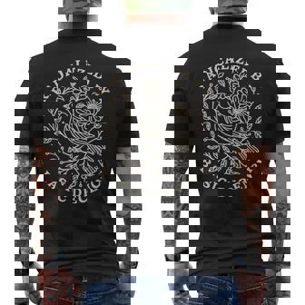 Radicalized By Basic Decency Dove Peace Retro Men's T-shirt Back Print | Seseable CA