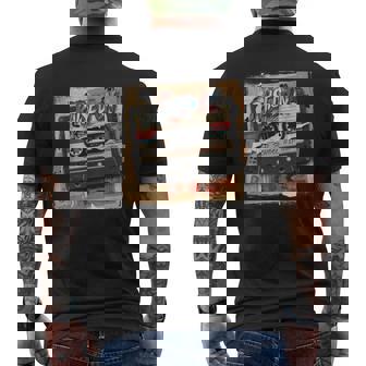 RAISED ON OLD SCHOOL HIP HOP Tshirt Cassette Graffiti Rap Men's Back Print T-Shirt | Mazezy