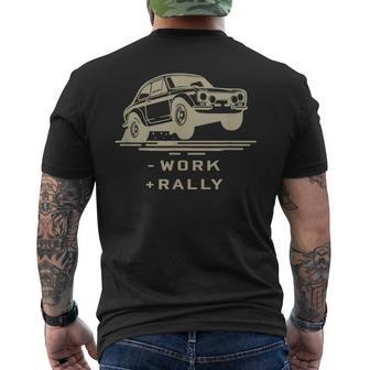 Rally Legends Más Rally Clásico Diseño De Coche De Rallyintage Camiseta Hombre Estampado Espalda - Regaloses