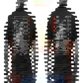 Ramen Tiger Japonaises Chaton Japon T-shirt imprimé au dos - Cadeauxyz