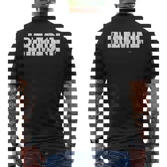 Ramon Apellido Retro Hispano Mexicano Español Familia In Mangas Camiseta Hombre Estampado Espalda - Regaloses