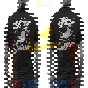 Ray Of Sunshine Sea Ocean Stingray Animal Manta Ray Men's T-shirt Back Print - Monsterry