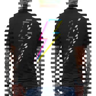 Rayo Retro Camiseta Hombre Estampado Espalda - Regaloses