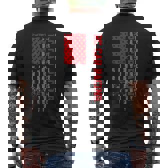 RC Cars RC Car Racing American Flag Radio Controlled Cars Men's Back Print T-Shirt | Mazezy