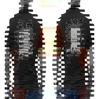 A Reader Without Their Book Is A Tragedy Dragon Rider Quote Men's T-shirt Back Print | Seseable CA