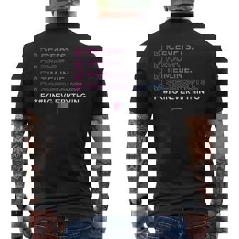 The Real Housewives Of Salt Lake City Checklist Men's T-shirt Back Print | Seseable UK