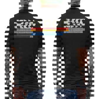 Recco、イタリア レトロ 70年代80年代スタイル メンズTシャツ バックプリント - Kawaiitshirt