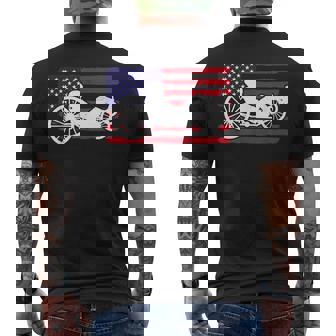 Recumbent Bike Lover Cycling Lover Triker Recumbent Trike Men's T-shirt Back Print | Mazezy