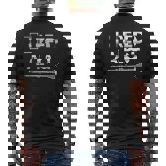 I Reed A Lot Musician Clarinetist Clarinet Men's Back Print T-Shirt | Mazezy