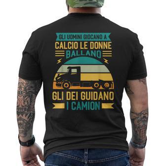 Regalo Divertente Camionisti Camionista Natale Camion T-shirt da uomo con stampa posteriore - Novitaregali
