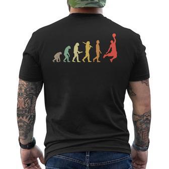 Regalo Retro De La Evolución Del Baloncesto Para Los Jugadores De Baloncesto Camiseta Hombre Estampado Espalda - Regaloses