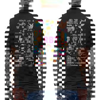 Registered Behavior Technician Rbt Behavioral Therapist Aba Men's T-shirt Back Print | Mazezy