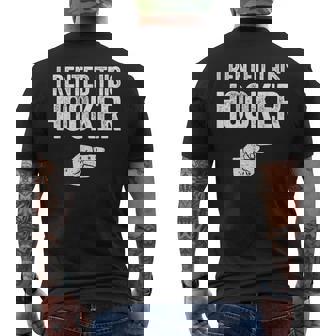 I Rented This Hooker Offensive Adult Humor Men's T-shirt Back Print - Thegiftio