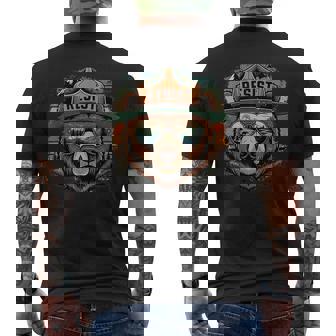 Resist Save National Parks Protect Hiking Camping Men's T-shirt Back Print - Monsterry