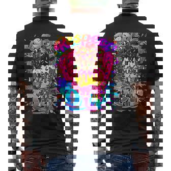 Respect The Drip Baseball Glove Melting Ice Cream Sundae Men's T-shirt Back Print | Seseable CA