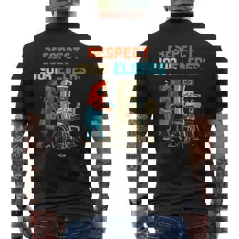 Respect Your Elders Retro Gaming Gamer Controller Men's T-shirt Back Print | Seseable UK