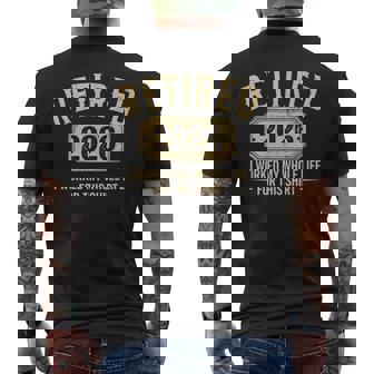 Retirement 2026 Retired 2026 Men's T-shirt Back Print | Seseable UK