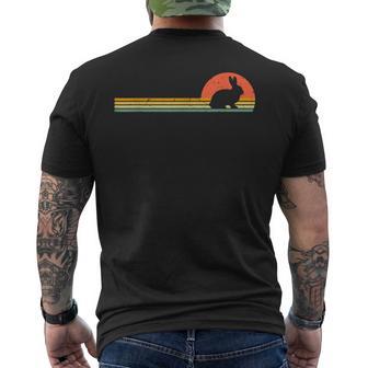 Retro Haseintage Zwergkaninchen Haustier Hasen Kaninchen T-Shirt mit Rückendruck - Geschenkecke