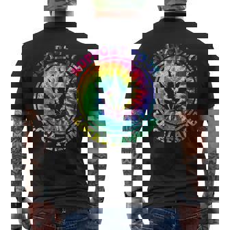 Retro Marijuana Support Your Local Farmer Cannabis Tie Dye Men's T-shirt Back Print - Monsterry