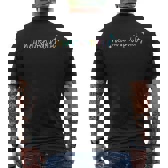 Retro Neurodivergent Neuro Autism Spectrum Adhd Men's T-shirt Back Print - Monsterry