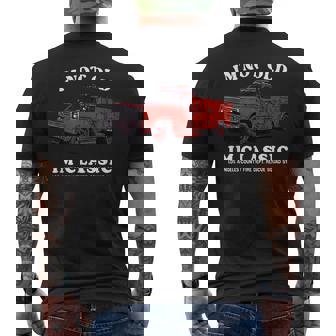 Retro Im Not Old Im Classic For Grandpa Emergency Squad 51 Men's T-shirt Back Print - Monsterry