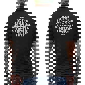 Retro Together We Are America Football Unity Message Men's T-shirt Back Print - Thegiftio