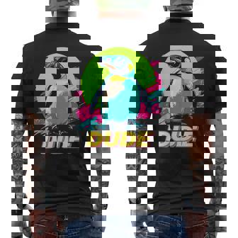 Retrointage 80S 90S Dude Emperor Penguin Lover T-shirt imprimé au dos - Cadeauxyz