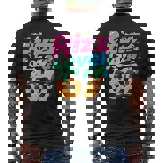 Rizz Level 67 Ice Cream Drip Six Seven For Everyone Men's T-shirt Back Print | Mazezy