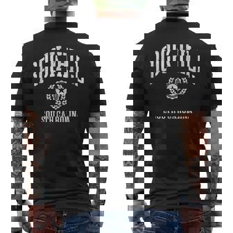 Rock Hill SC Vintage College Sports Men's Back Print T-Shirt | Mazezy