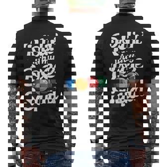 Rollin' With My Bocce Squad Bocce Ball Team Men's T-shirt Back Print | Seseable FR