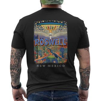Roswell New Mexico Nm Extraterrestrial Encounter Sd660 Men's T-shirt Back Print - Thegiftio UK