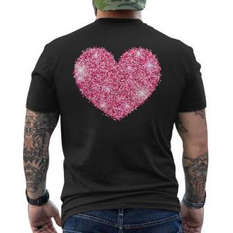 Rotes Herzalentinstag Kostüm Liebe Für Damen & Herren T-Shirt mit Rückendruck - Geschenkecke