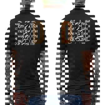 Safari Birthday Party Matching Family Wildlife Animals Dad Men's T-shirt Back Print - Monsterry