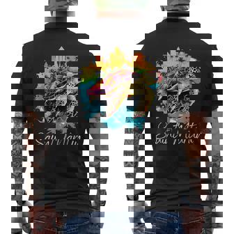 Saint Martin Island Men's T-shirt Back Print | Mazezy