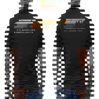 Saint-Medard-En-Jalles France Evergreenintageunset T-shirt imprimé au dos - Cadeauxyz