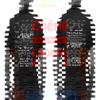 Saintalentin Chérie Amour Couple Humourtalentin 2025 T-shirt imprimé au dos - Cadeauxyz